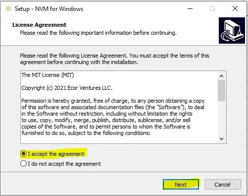 NVM for windows