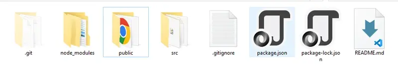 Explore React Folders and Files