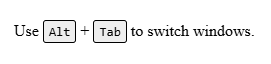 kdb tag in html
