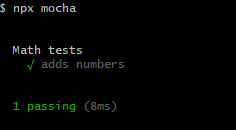mocha test in javascript